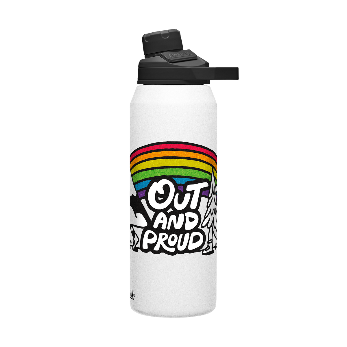 chute-mag-32-oz-water-bottle-insulated-stainless-steel-plus-cleanup-kit-pride-collection-limited-edition-u0 xhvxlhasbo