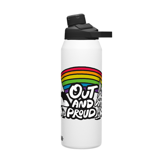 chute-mag-32-oz-water-bottle-insulated-stainless-steel-plus-cleanup-kit-pride-collection-limited-edition-u0 xhvxlhasbo